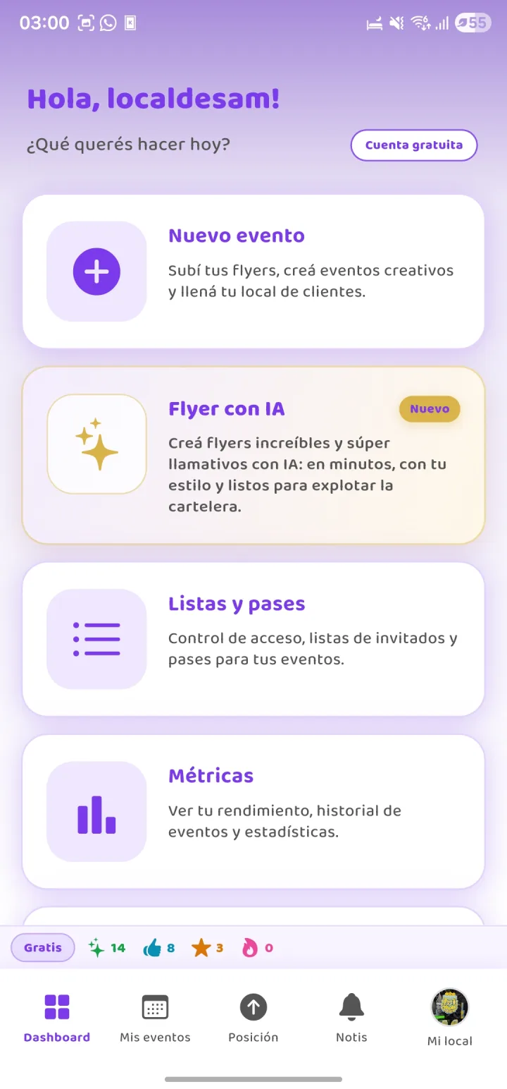 Hub digital de locales adheridos en Fernecito App